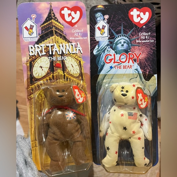 1999 Beanie Babies from McDonalds SET OF 2 new in pack - Picture 1 of 3